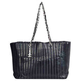 Chanel black leather handbag