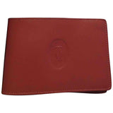 Cartier burgundy leather case