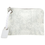 Dior grey cloth clutch bag
