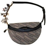 Balenciaga souvenir xs anthracite cloth handbag
