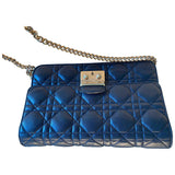 Dior miss dior black leather handbag
