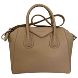 Givenchy antigona beige leather handbag