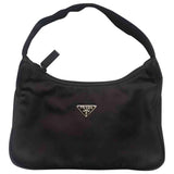Prada re-nylon brown cloth handbag