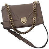 Dior diorama beige leather handbag
