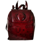 Cartier burgundy leather backpacks