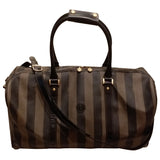 Fendi black cloth travel bag