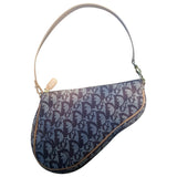 Dior saddle brown cloth clutch bag