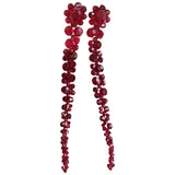 Simone Rocha red plastic earrings