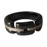 Chanel ultra black ceramic rings