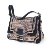 Fendi mamma baguette  beige cloth handbag