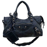 Balenciaga city black leather handbag