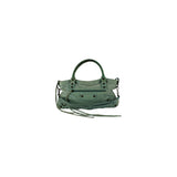 Balenciaga first green leather handbag