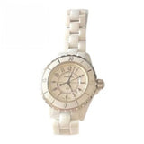 Chanel j12 quartz white ceramic watch