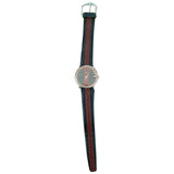 Gucci green gold plated watch