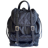 Prada black cloth bag