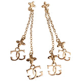 Guess silver metal earrings