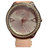 Guess pink steel watch