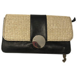 &  Stories black leather handbag