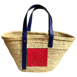 Loewe basket bag multicolour wicker handbag