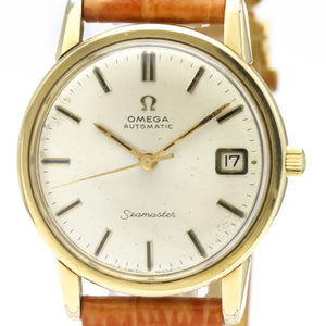 Omega seamaster silver gold plated watch
