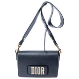Dior dio(r)evolution black leather handbag