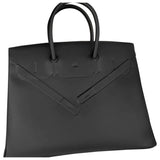 Hermès birkin 35 black leather handbag