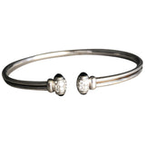 Cartier silver white gold bracelets
