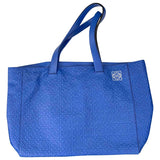 Loewe blue leather handbag