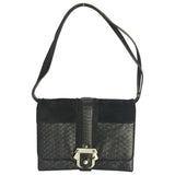 Paula Cademartori black python handbag