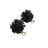 Dior black pearls earrings