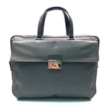 Prada grey leather bag