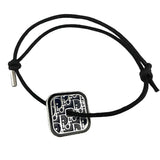 Dior dior oblique black metal bracelets