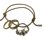 Dior beige metal bracelets