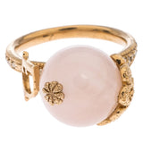 Dior gold crystal rings