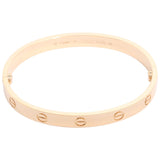 Cartier love gold pink gold bracelets