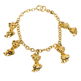 Chanel gold gold and steel necklaces