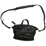 Givenchy nightingale black leather handbag