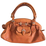 Dior détective orange leather handbag