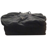 Prada black polyester travel bag
