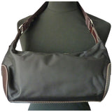 Lancel black cloth handbag
