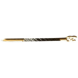 Chanel matelassé silver metal hair accessories