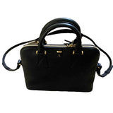 Lancel black leather handbag