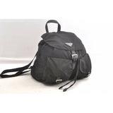 Prada black synthetic backpacks