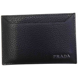 Prada black leather case