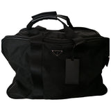 Prada black synthetic travel bag
