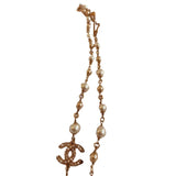 Chanel cc gold pearls necklaces