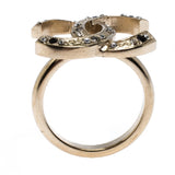 Chanel gold metal rings