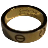 Cartier love yellow yellow gold rings