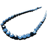 Givenchy blue metal necklaces