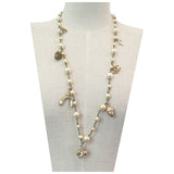 Chanel gold metal necklaces